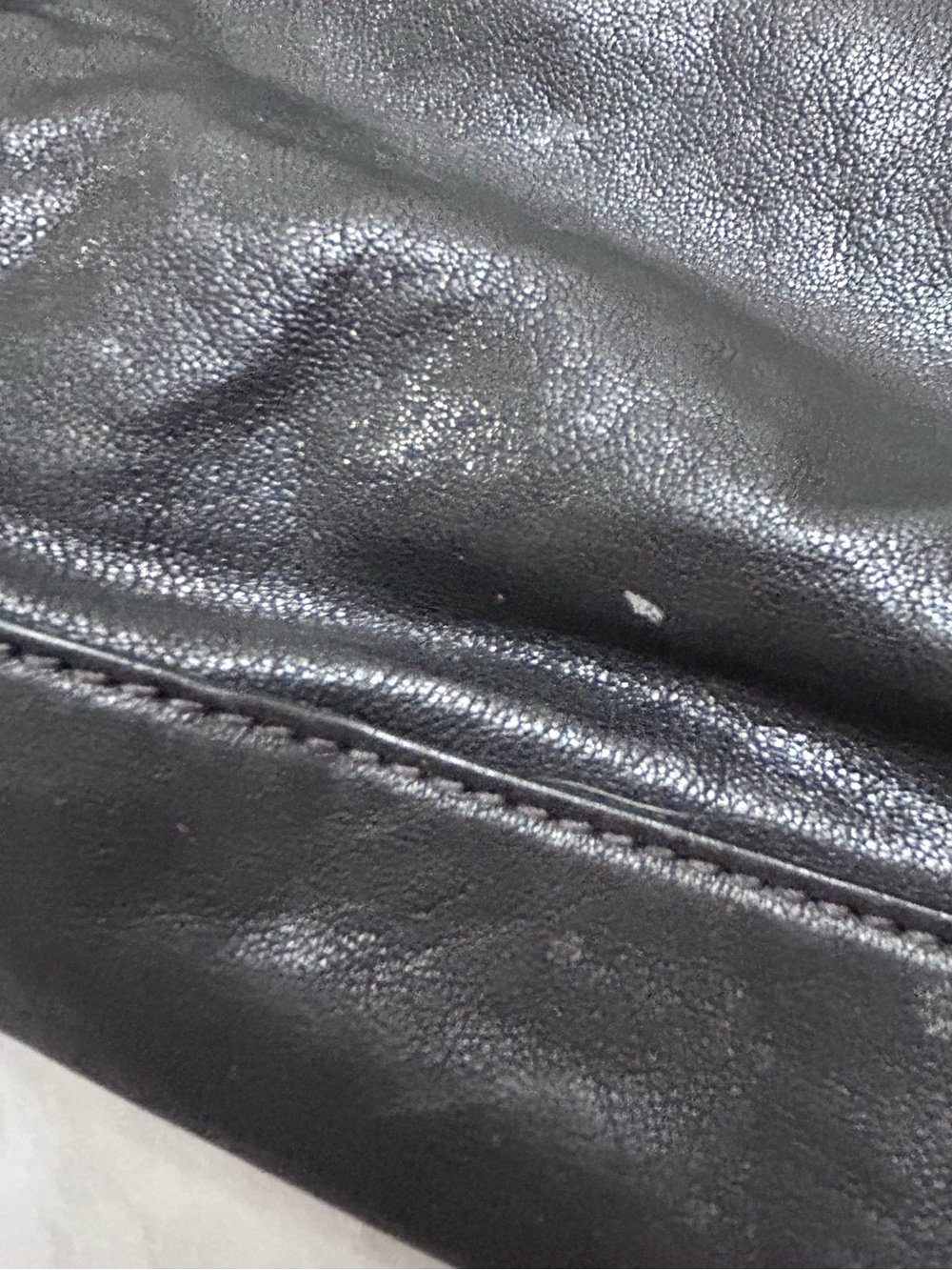 🎾MAKE OFFER🎾 Y2K Cole Haan Maria Sharapova Black Leather Bag Purse Bag Tote - Picture 5 of 9